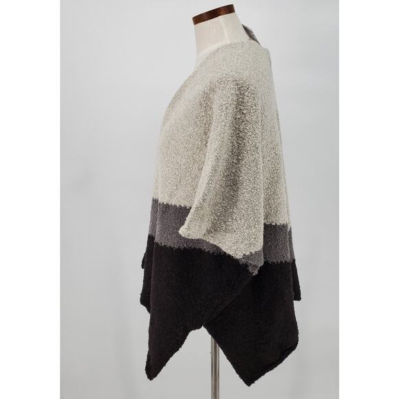 Sonoma Women's One Size Goods For Life Boucle Color‎ Block Ruana Sweater New - Picture 3 of 7